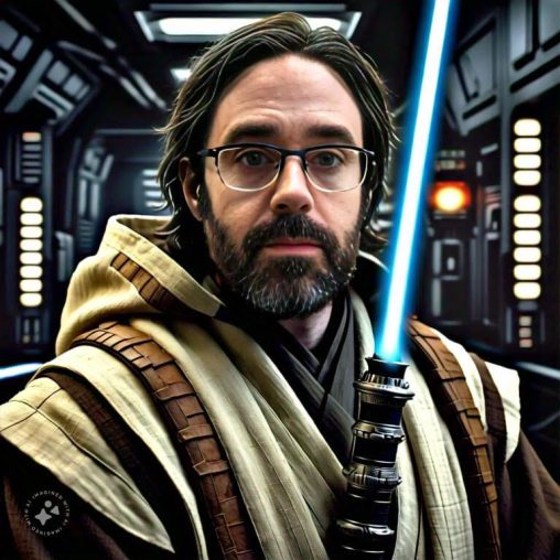 Imagine me as Obi-Wan Kenobi with a light sabre