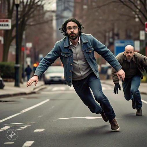 Imagine me being chased