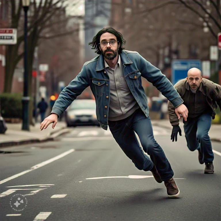 Imagine me being chased