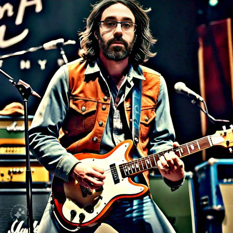 Imagine me playing rock and roll guitar
