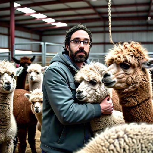 Imagine me hugging alpacas