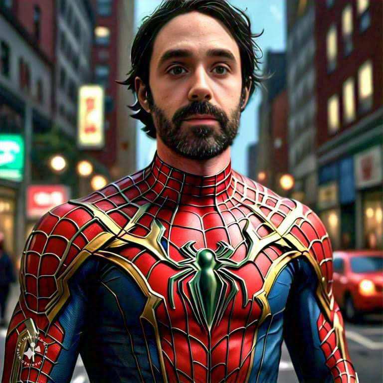 Imagine me as Spider-man