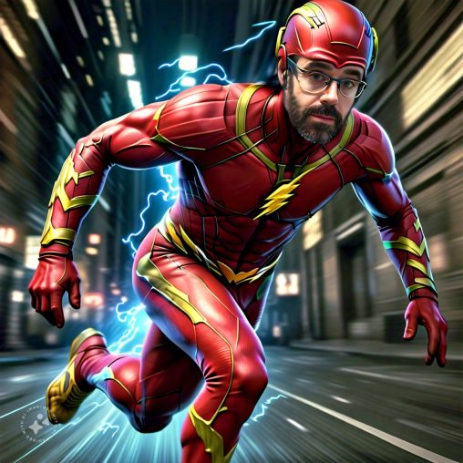 Imagine me running like The Flash