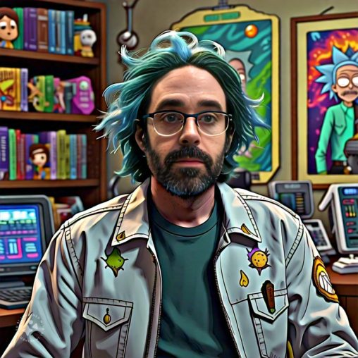 imagine me in Rick and Morty