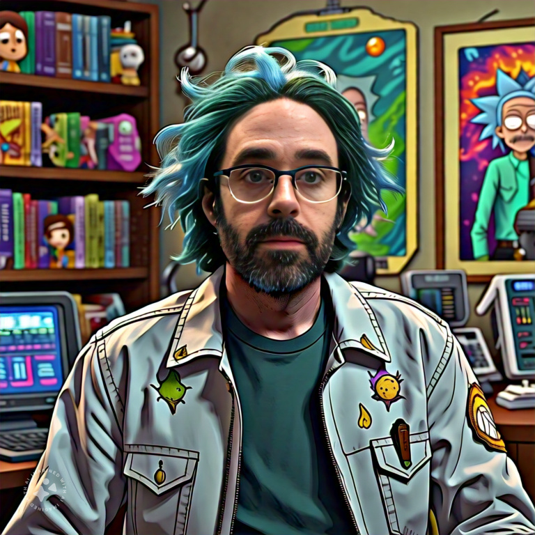 imagine me in Rick and Morty