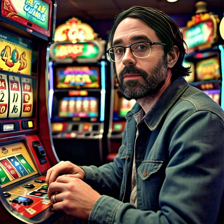 Imagine me at a slot machine
