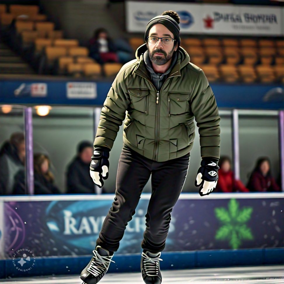 Imagine me ice skating
