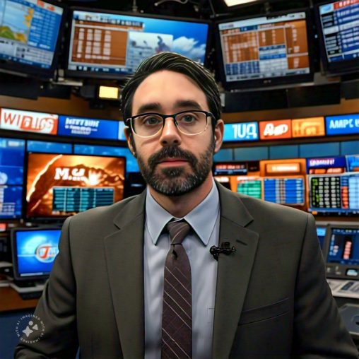 Imagine me as a weatherman on TV