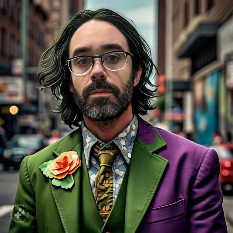 Imagine me as the joker