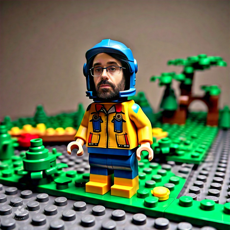 Imagine me as a Lego mini figure