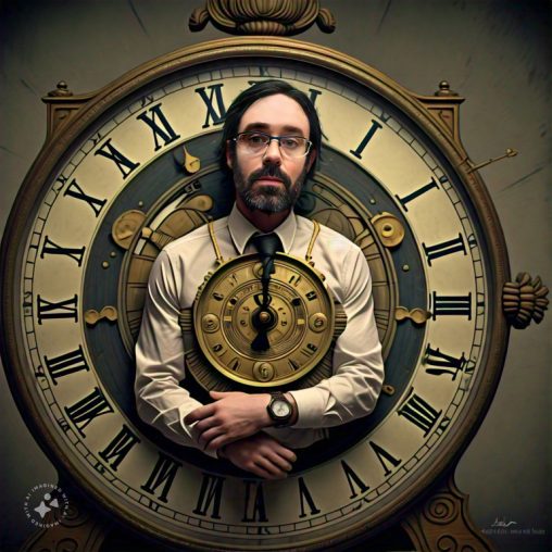 Imagine me as a clock