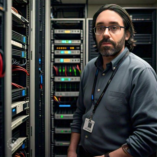 Imagine me in a server room