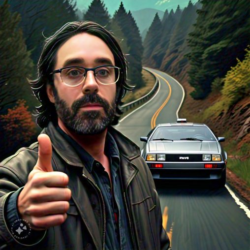 Imagine me hitchhiking for a DeLorean