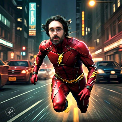 Imagine me running like The Flash
