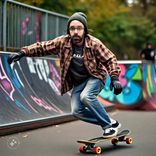 Imagine me skateboarding with gloves on