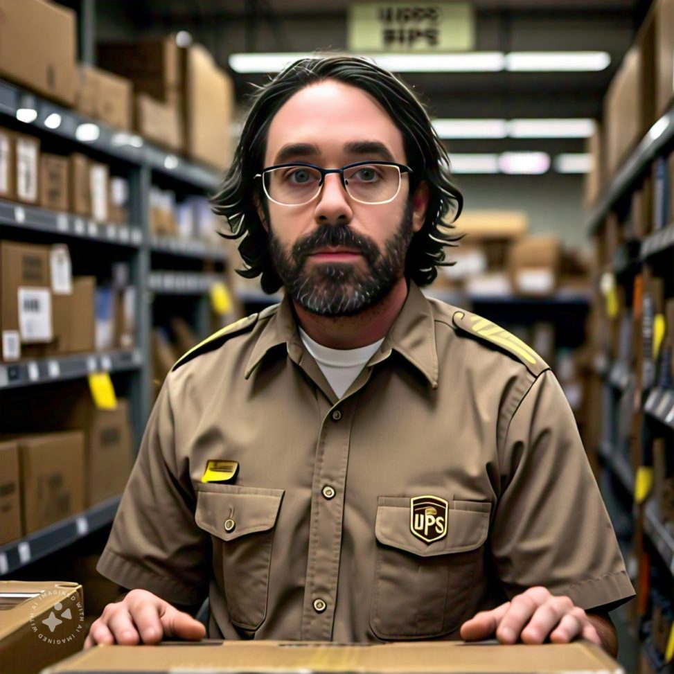 Imagine me working for UPS