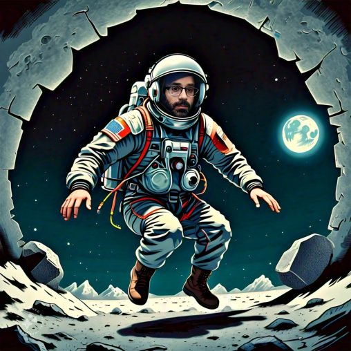 Imagine me jumping to the moon