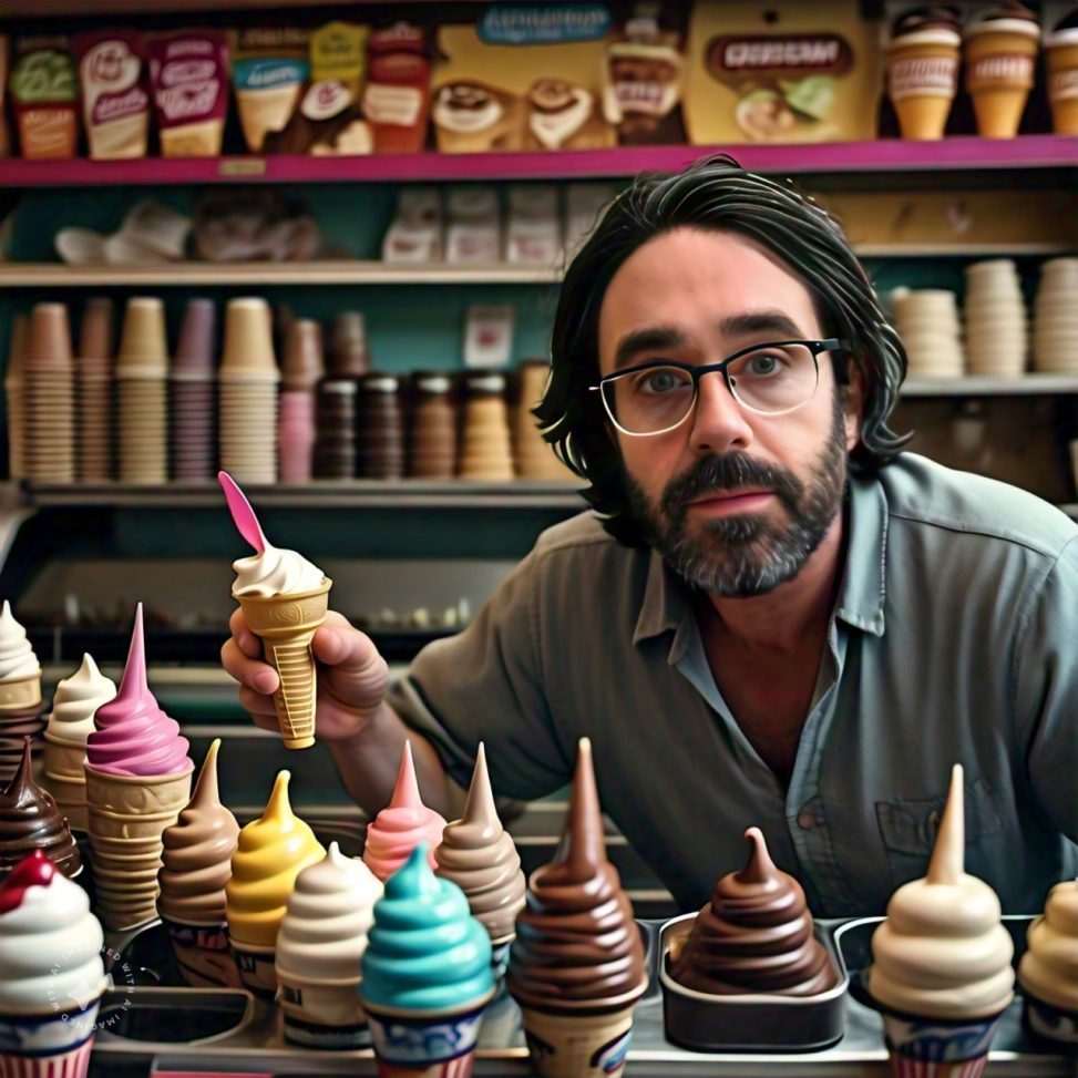 Imagine me liking ice cream