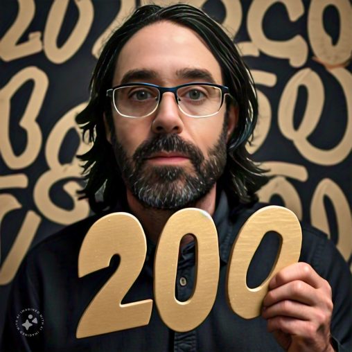 imagine me holding the number 200