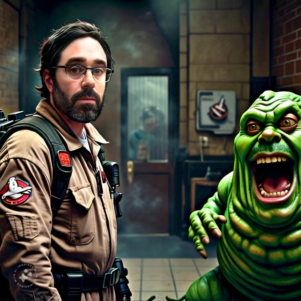 Imagine me as a ghost being trapped by the Ghostbusters