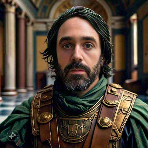Imagine me as a Roman stoic and remove my glasses