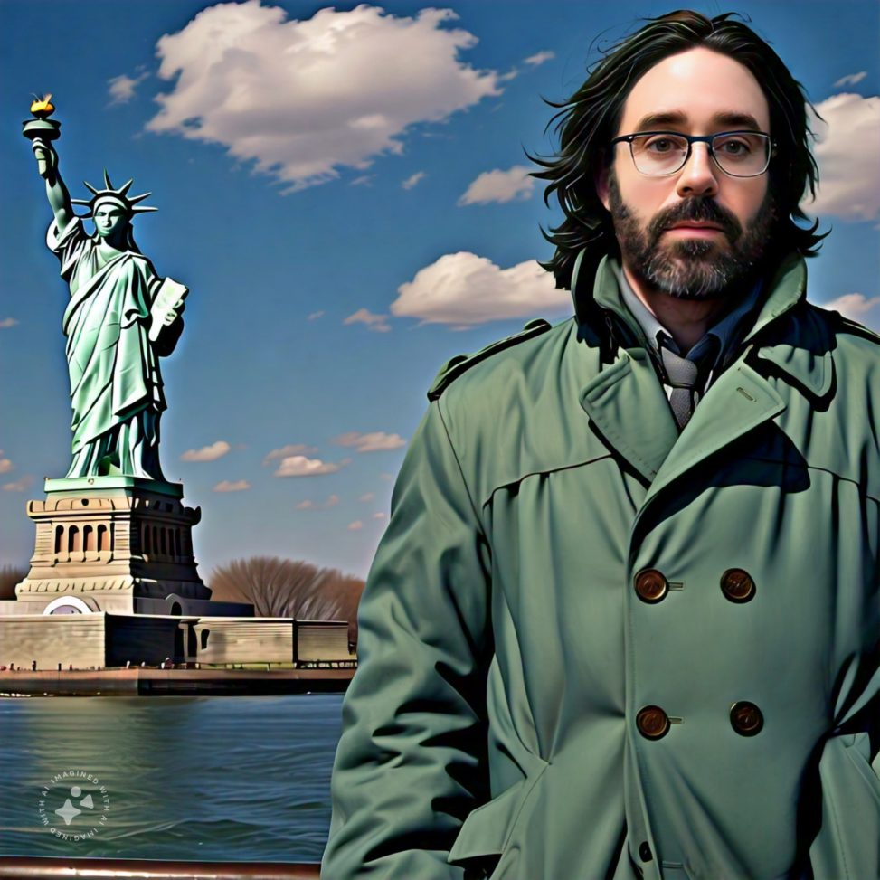 Imagine me at the Statue of Liberty