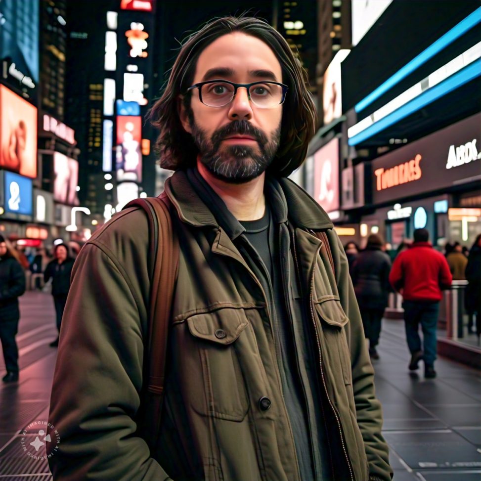 Imagine me in Times Square