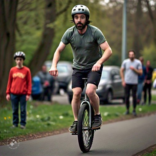 Imagine me on a unicycle