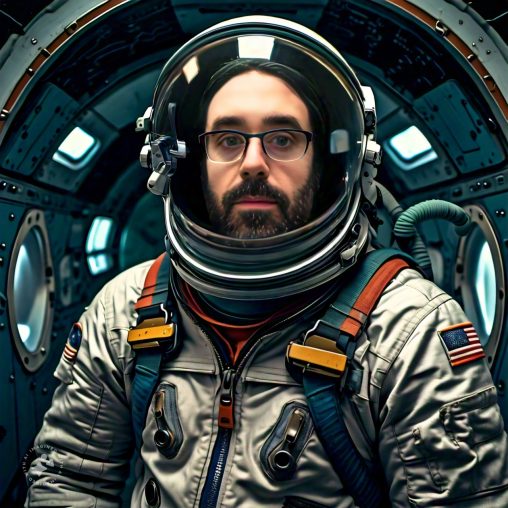 imagine me as an astronaut