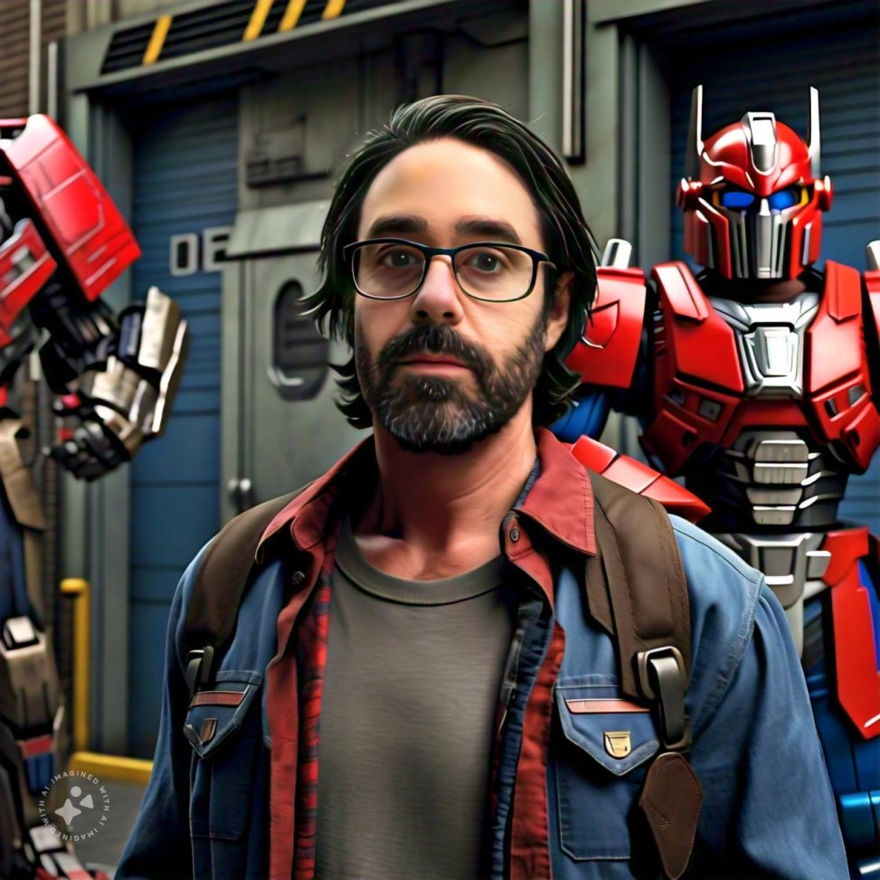 Imagine me with Optimus Prime