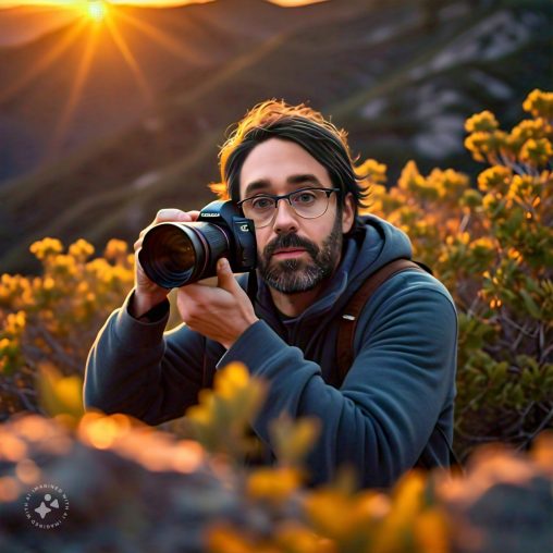 Imagine me photographing a sunrise