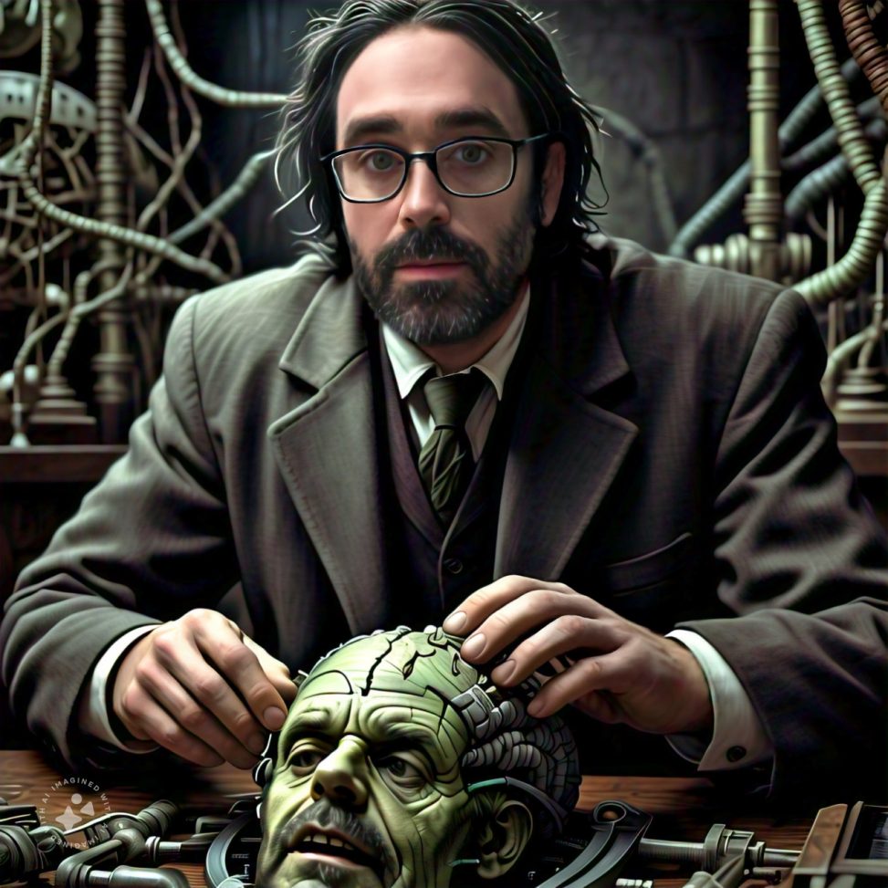 Imagine me locating Frankenstein's brain