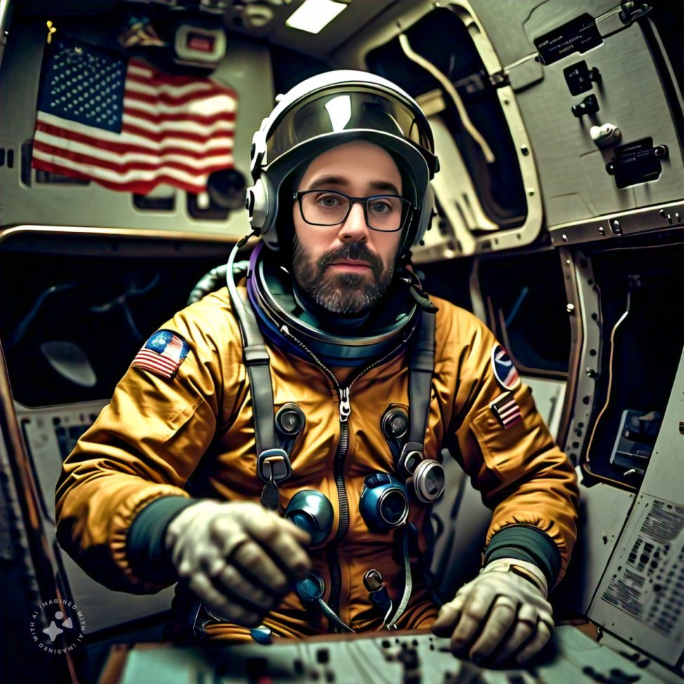 Imagine me on Apollo 11