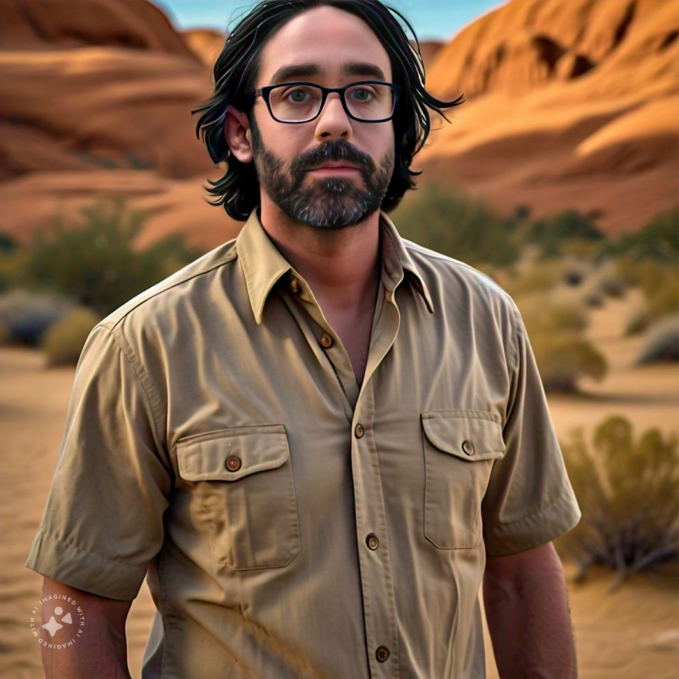 Imagine me in the desert