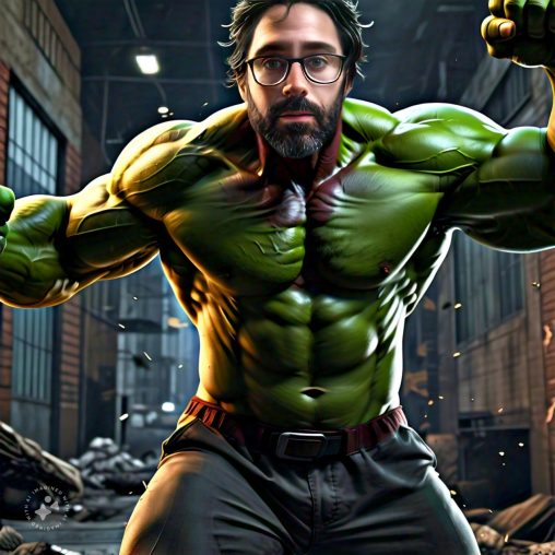 Imagine me transforming into The Hulk