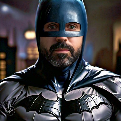 Imagine me dressed as Batman from the 1960s