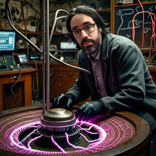 Imagine me touching a Tesla Coil