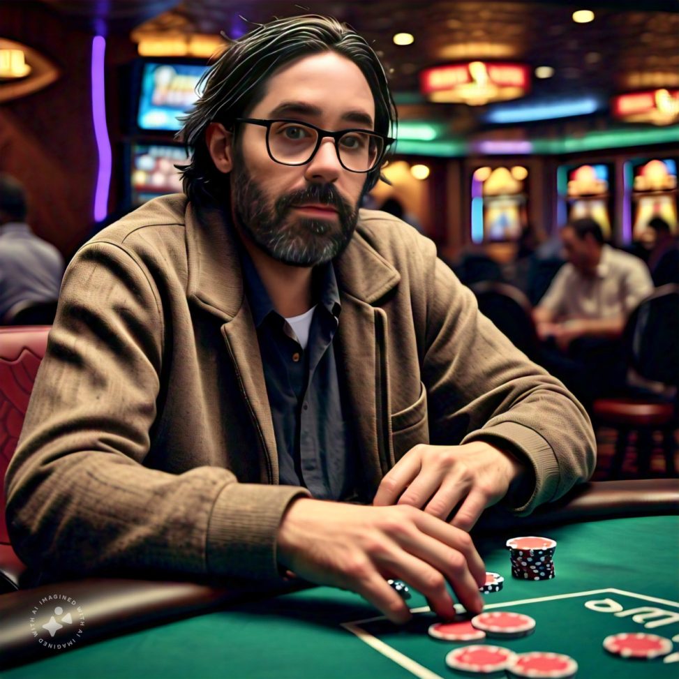 Imagine me playing poker at a casino