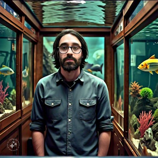 Imagine me in a fish tank
