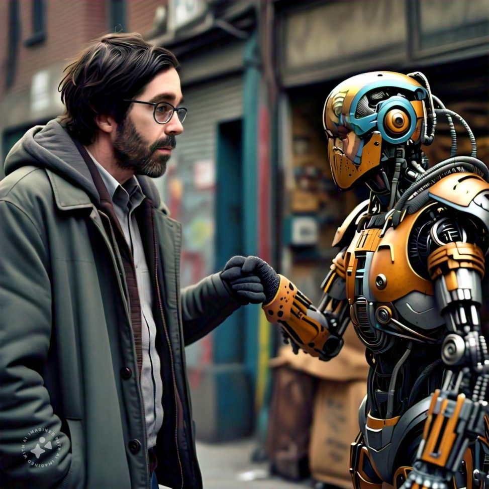 Imagine me being friends with a robot