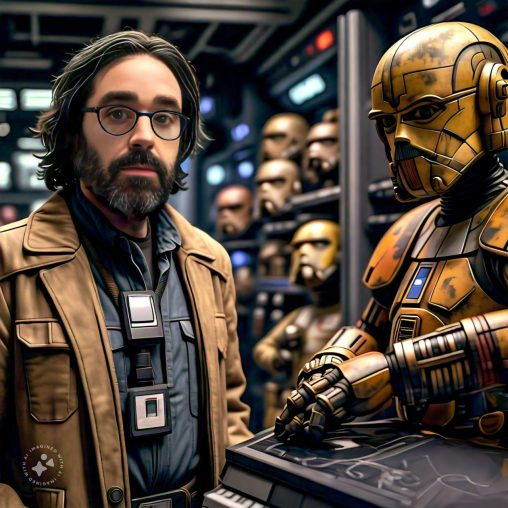 Imagine me looking for droids