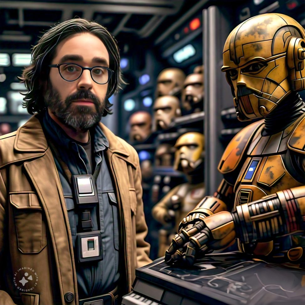 Imagine me looking for droids