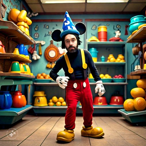 Imagine me as Mickey Mouse