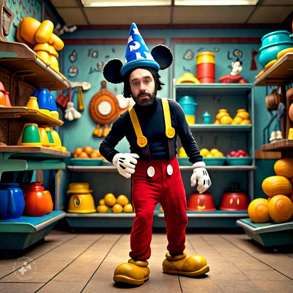 Imagine me as Mickey Mouse