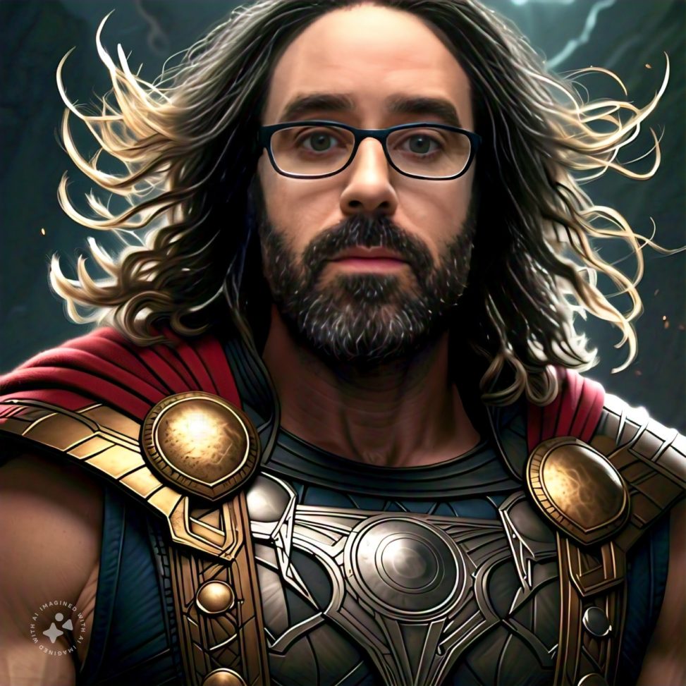 Imagine me as Thor