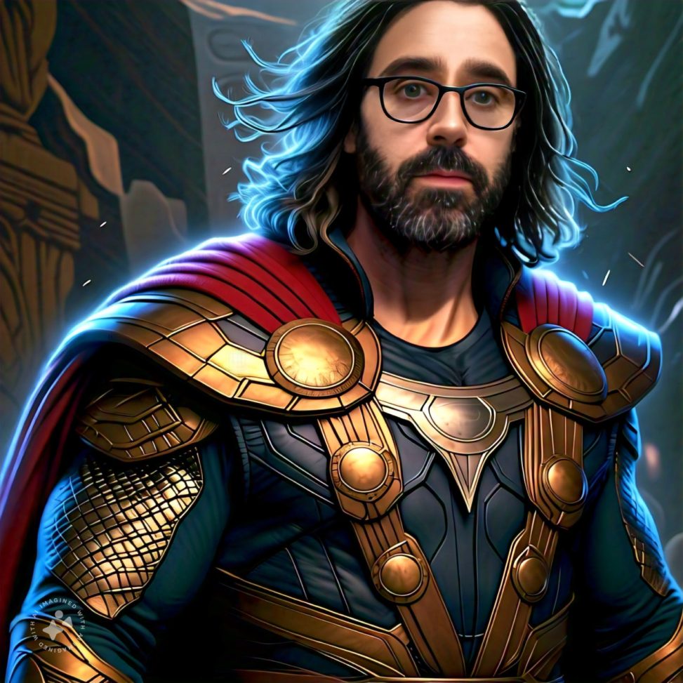 Imagine me as Thor