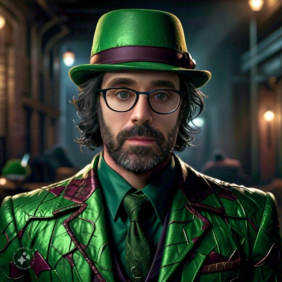 Imagine me as the Riddler